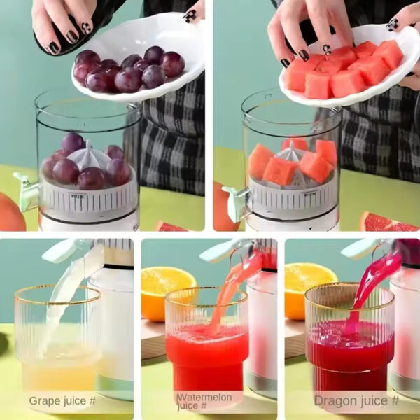 1PC USB Rechargeable Electric Juicer – Wireless Citrus Lemon Juicer & Fruit Blender | Automatic Fresh Juice Maker